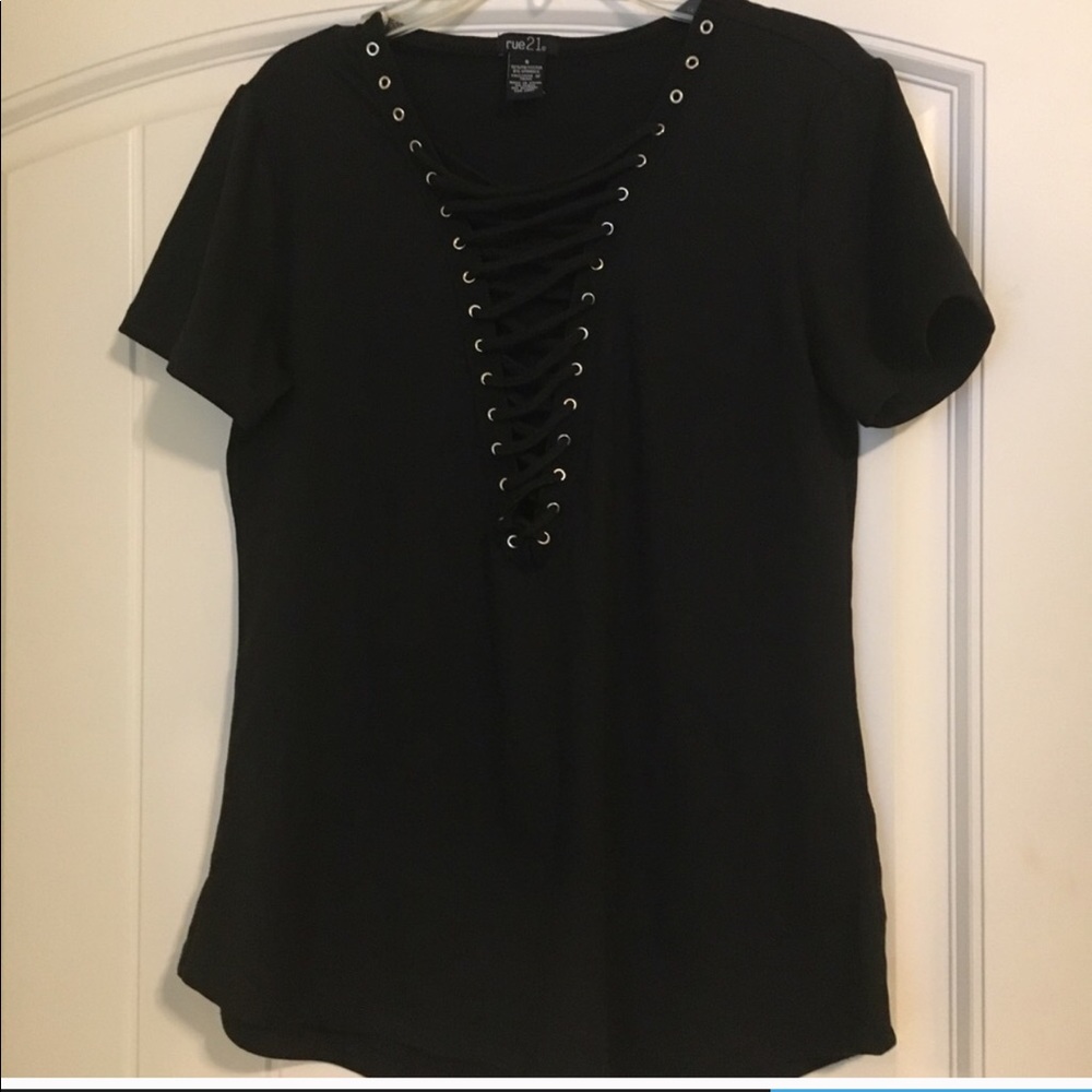 Lace up top